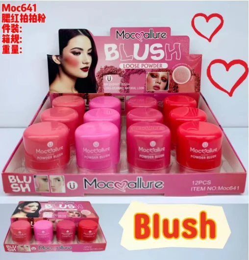 Rimocoo 12 pc cream blush Custom Private Label Stick Blush Makeup High Quality Creamy Blusher Palette Makeup for cheek Stick