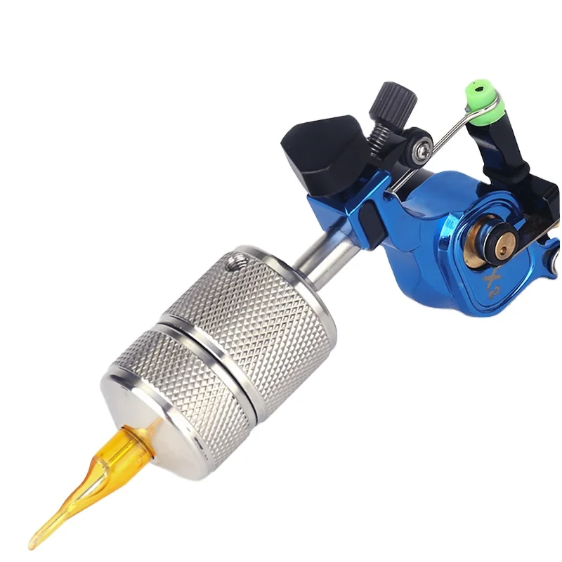 Factory supply high quality stainless steel self-locking handle Tattoo handle metal tattoo grips