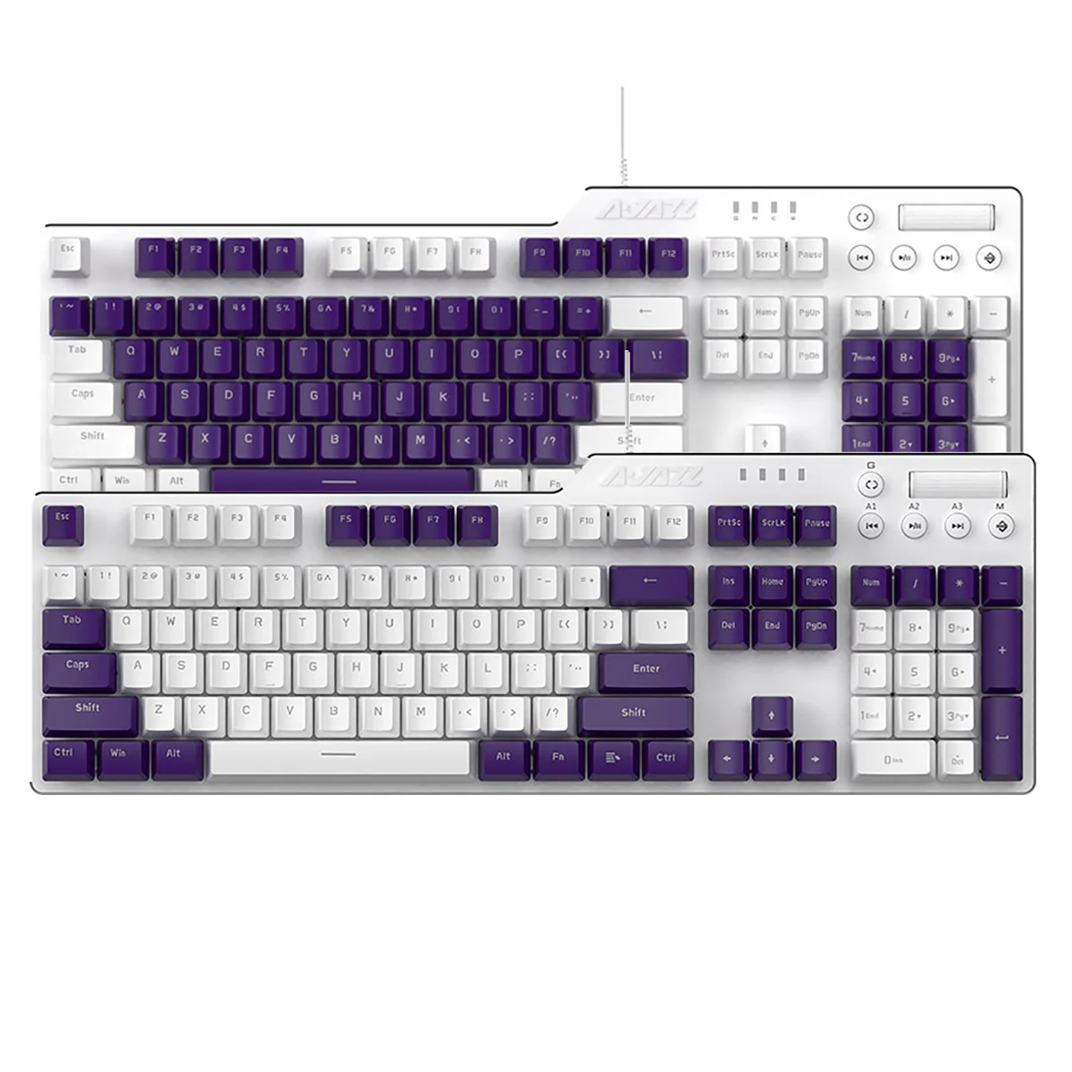 AK35I Hot swap switch Meets the New Professional Competitive Macro Definition Mechanical Gaming Keyboard