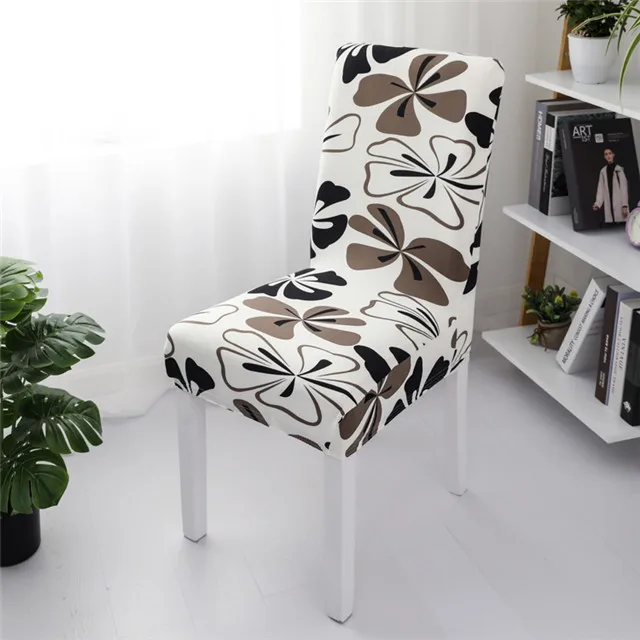 
Wholesale Cheap China Stretch Printing Spandex Half Back Chair Cover For Home And Hotel 