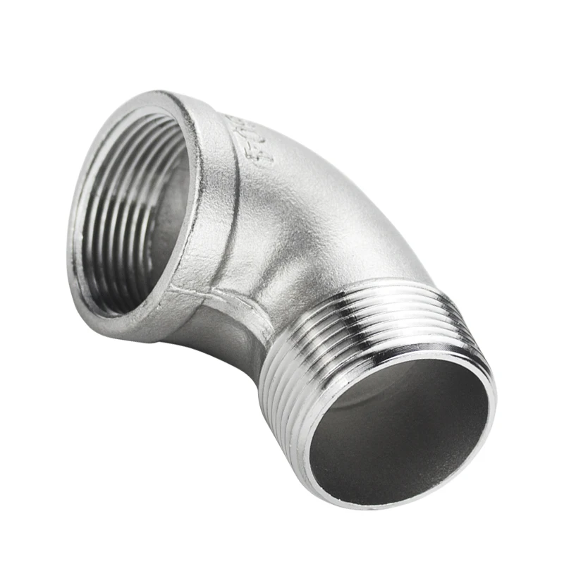 Factory Direct Sale pipe fittings 90degrees pipe nipple fitting sanitary pipe fittings Internal and external elbow