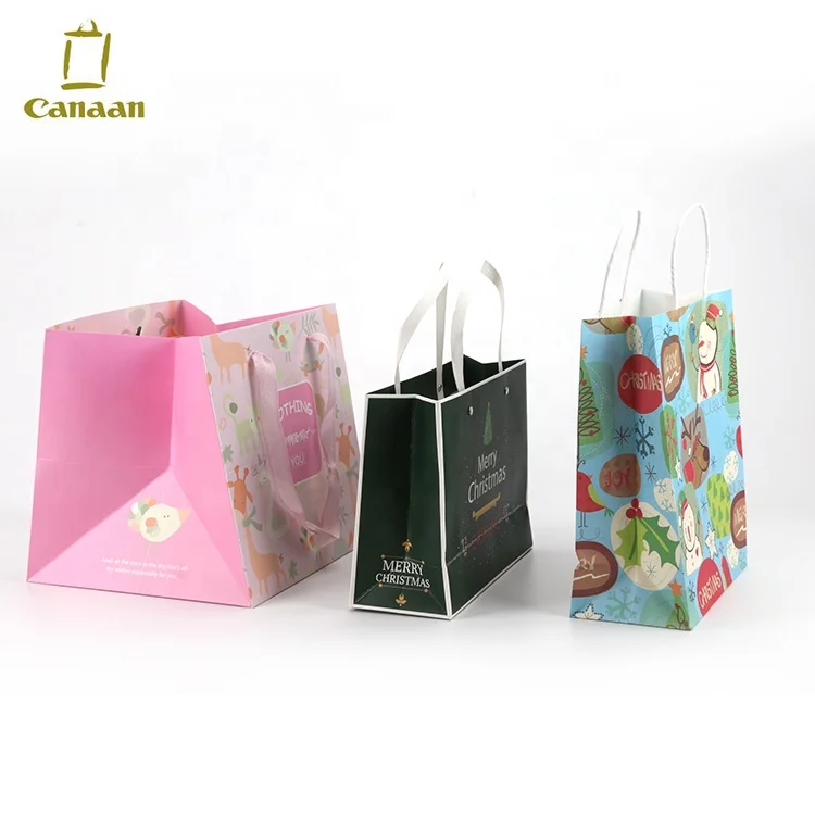 Customized Lovely Girl Gift Paper Boutique Wedding Bag, Shopping Paper Bag Custom Printing