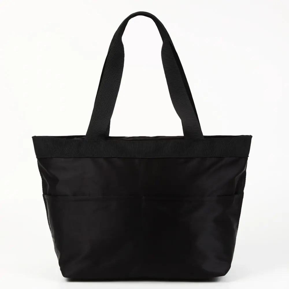 
Quality assured trendy plain large canvas tote bag handbag 