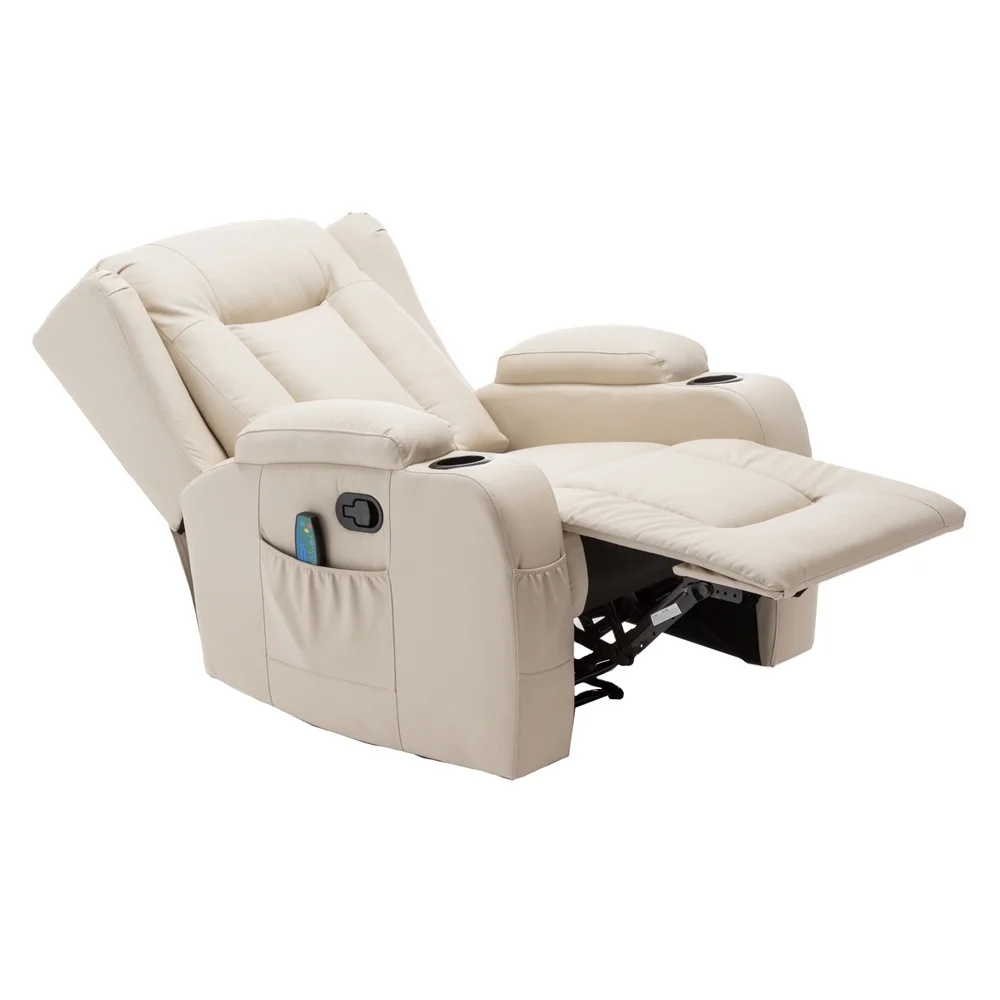Hot Selling Massage Recliner Chair Wooden Massager Sofa Set American Massage Seat Synthetic Leather Modern Wood Son Lounger