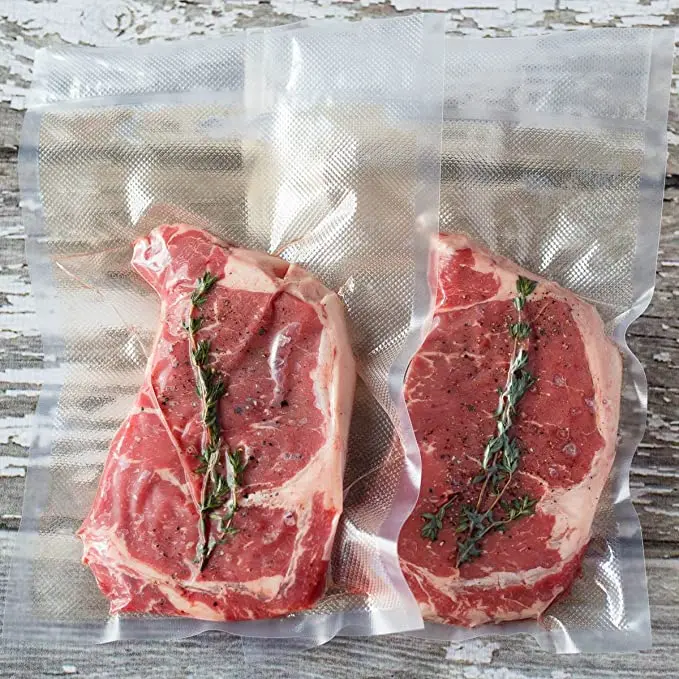 Plastic Industrial Vacuum Storage Bag Vacuum Roll Bag For Sous Vide