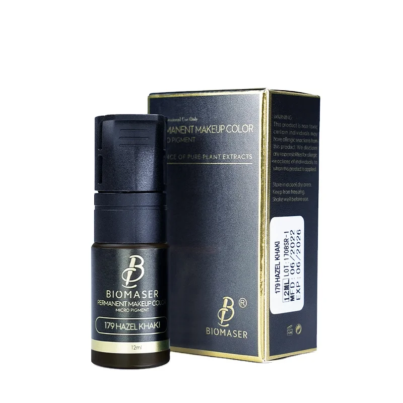 Biomaser permanent makeup pigment mircopigment for machine and micro blading Pigmentos De Maquillaje Permanente