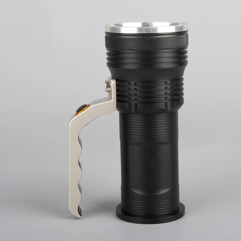 Long Distance Aluminum Alloy Super Bright Searchlight Rechargeable Handheld Torch Light Led Flashlight For Hunting Searching