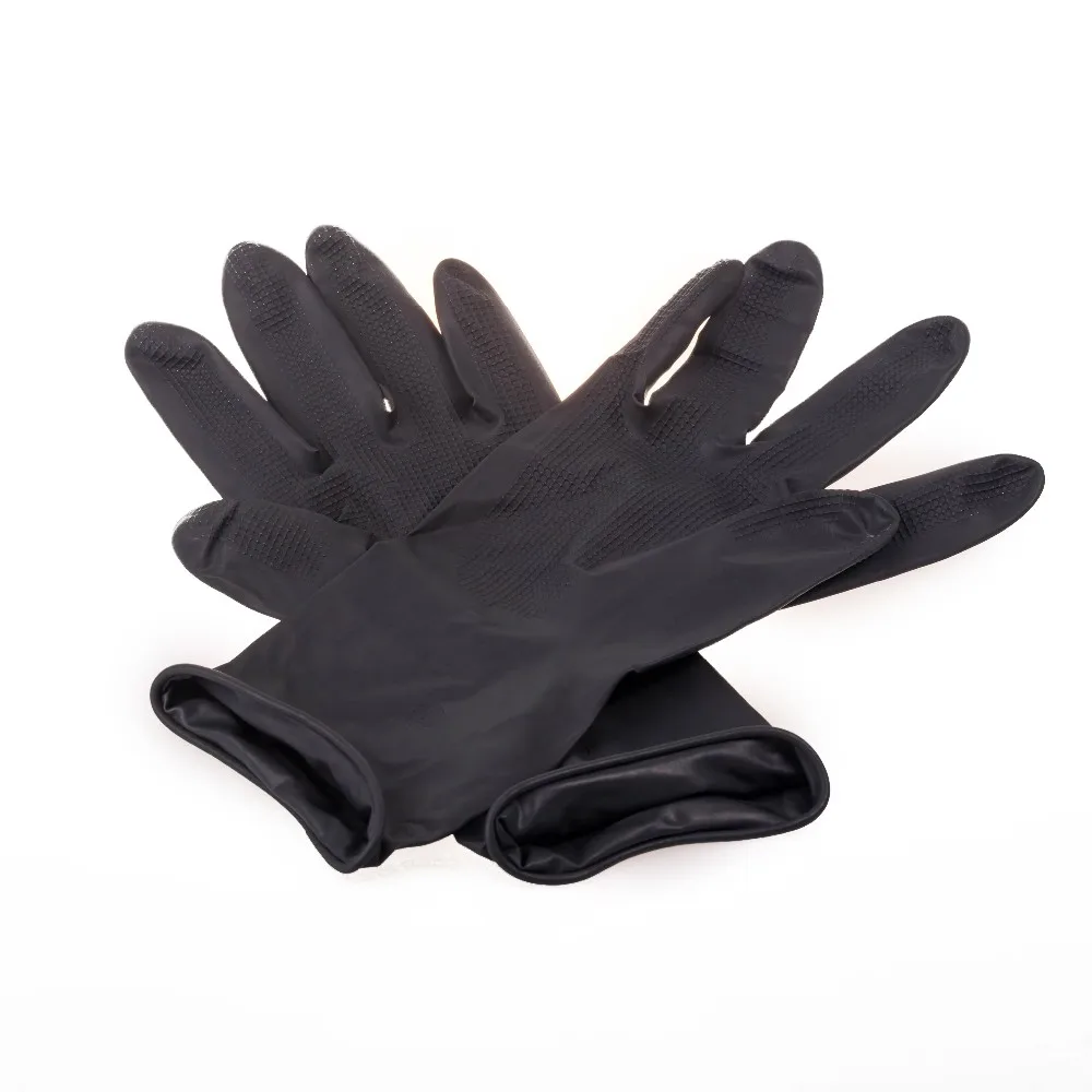 Latex Black Mini Little Gloves Dish Washing Rubber Household Kitchen Skin Thickened Cleaning Waterproof Durable Type for Female