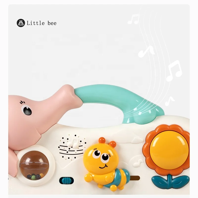 Samtoy 4 IN 1Multi Functional Musical Carpet Pedal Piano Activity Gym Fitness Music Toy Baby Play Mat