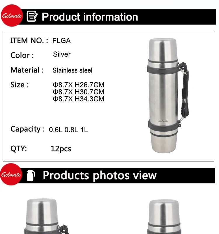 Wholesale Vacuum Flask Thermos Stainless Steel King 40 Ounce Beverage Bottle