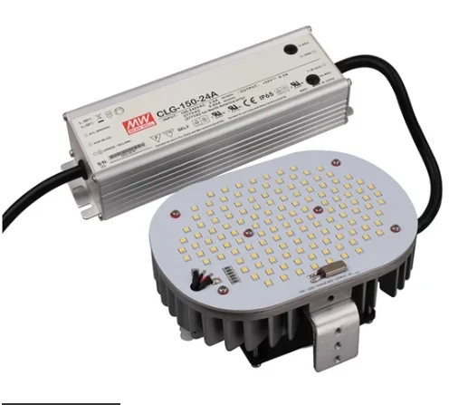 
150W Shoebox LED Retrofit Kit AC100-277V(500W MH/HPS/HID Equivalent) ETL DLC Listed E39 Mogul Screw Base 5700K Daylight Retrofit 