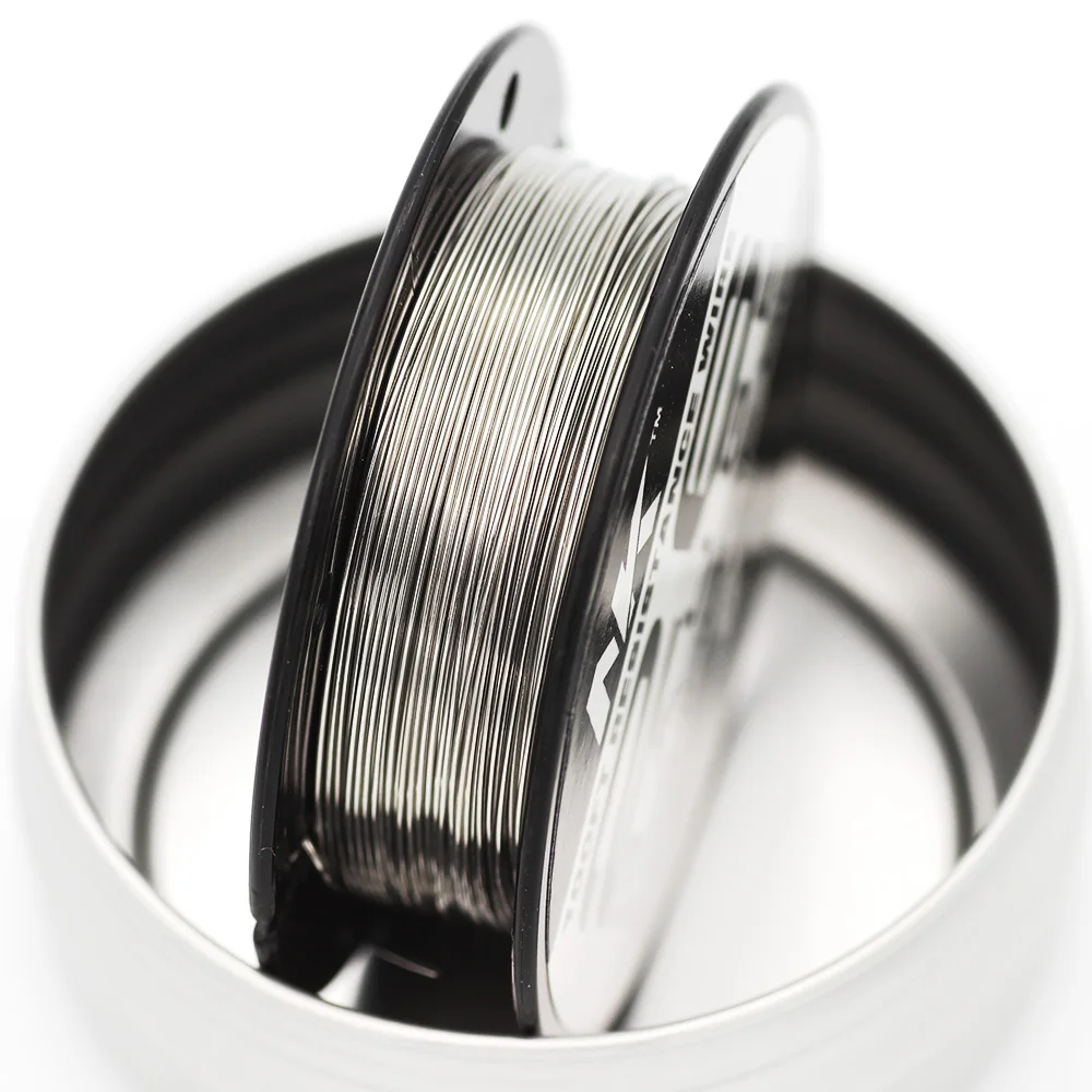 NK premium Ni80 round wire heat resistance coil 100ft nickel chrome 80 26ga wire for prebuilt coils