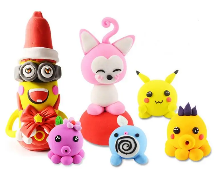 High Quality 1kg/bag Soft Super Light Clay Modeling Air Dry Polymer Clay For DIY Handmade Toys
