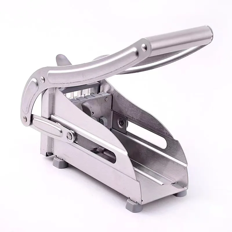 Stainless Steel Meat Chips Slicer Potato Cutter Potato Slicing Machine Home Kitchen Tools Manual French Fries Cutter