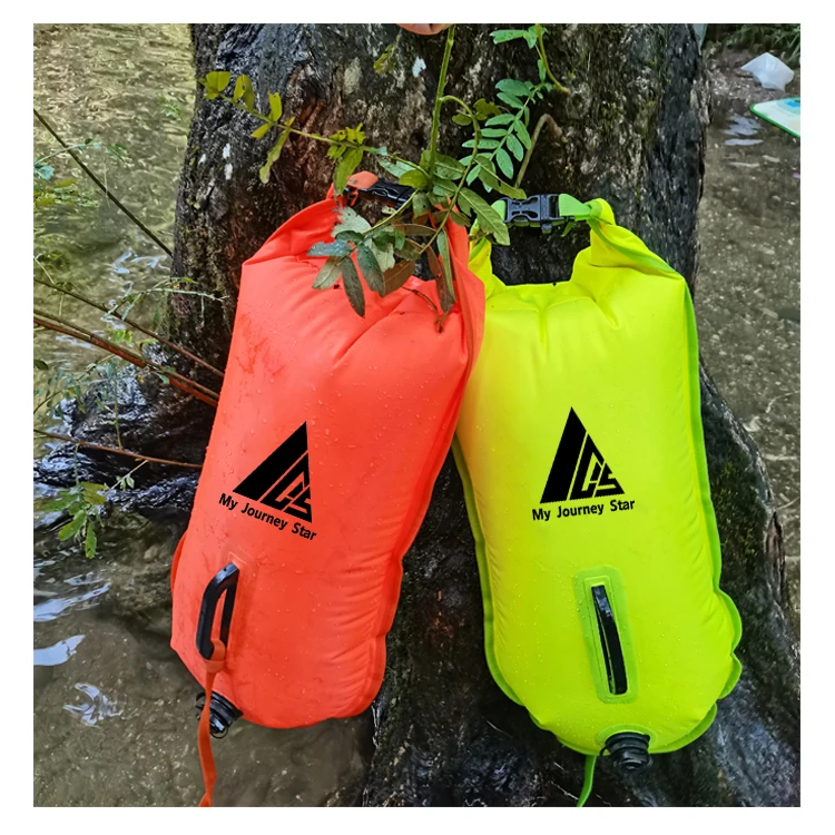 Adult High Visible RPET TPU Swim Buoy Inflatable Buoy With Other Swimming Product for saferswimmer