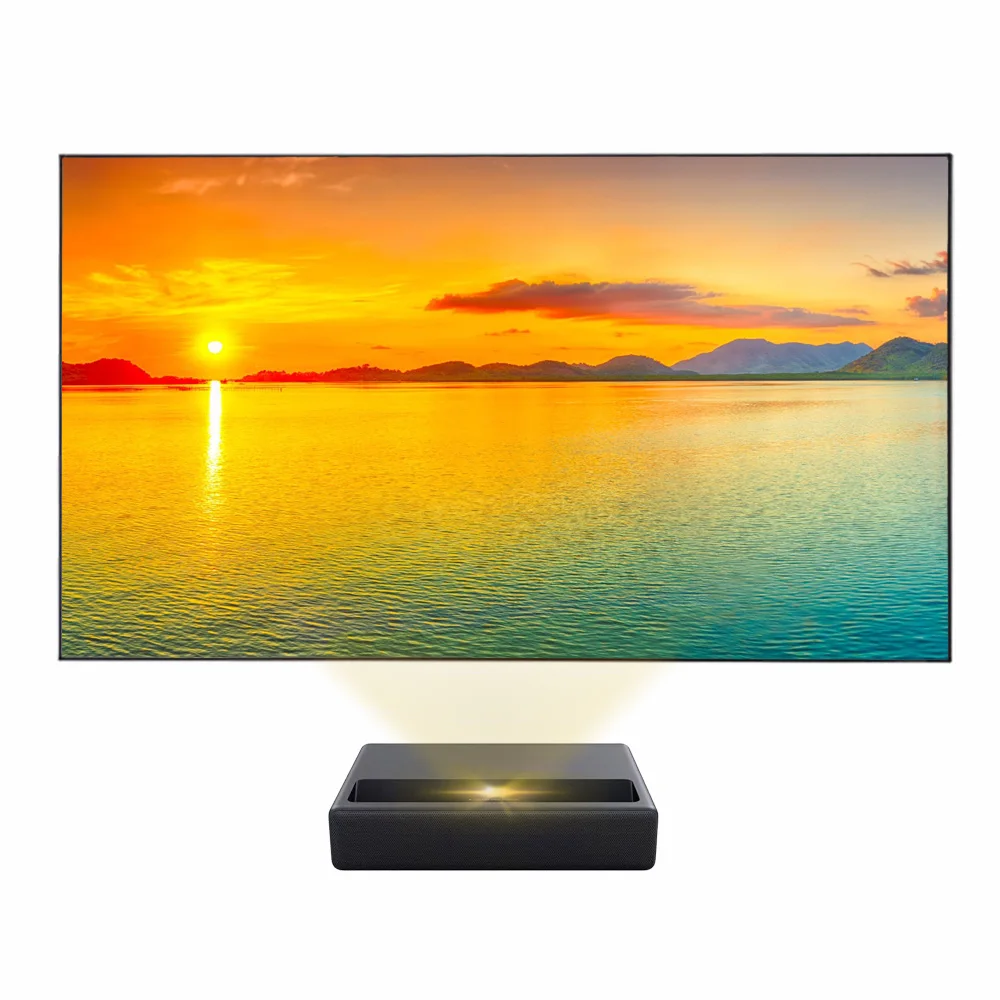 Экран проектора с коротким кинотеатром ALR, 120 дюйма 16:9 для домашнего кинотеатра, кино и офисных презентаций