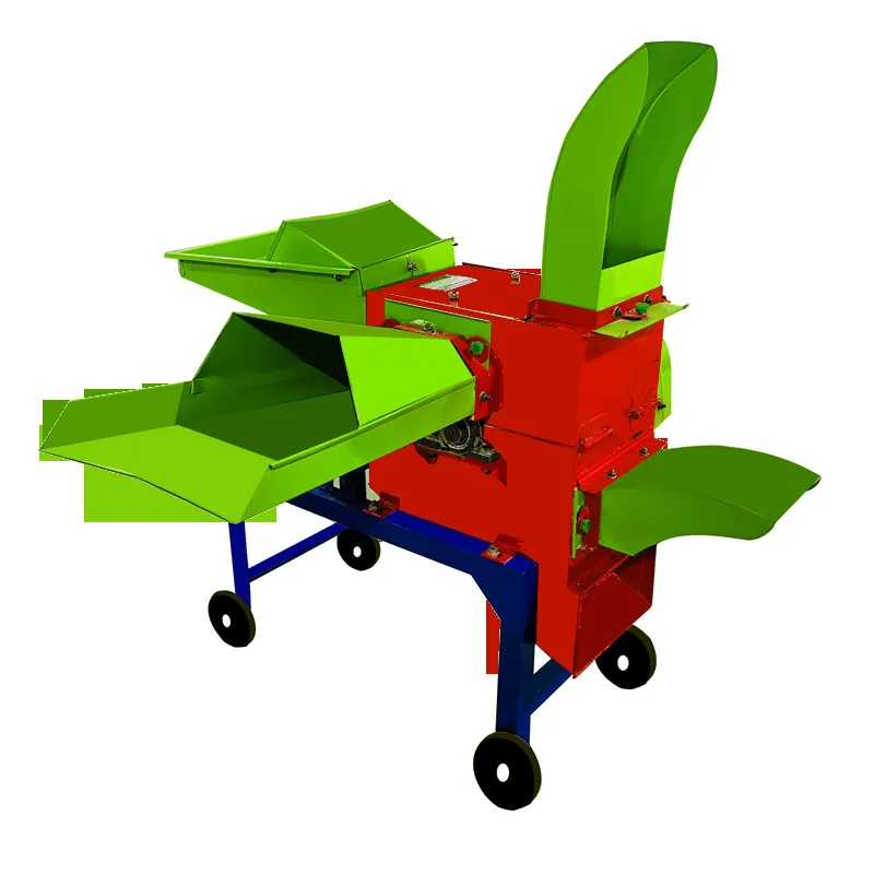 Diesel Engine Silage Cutter Manual Electric Petrol  Corn Straw Grass Chaff Cutter for Agriculture