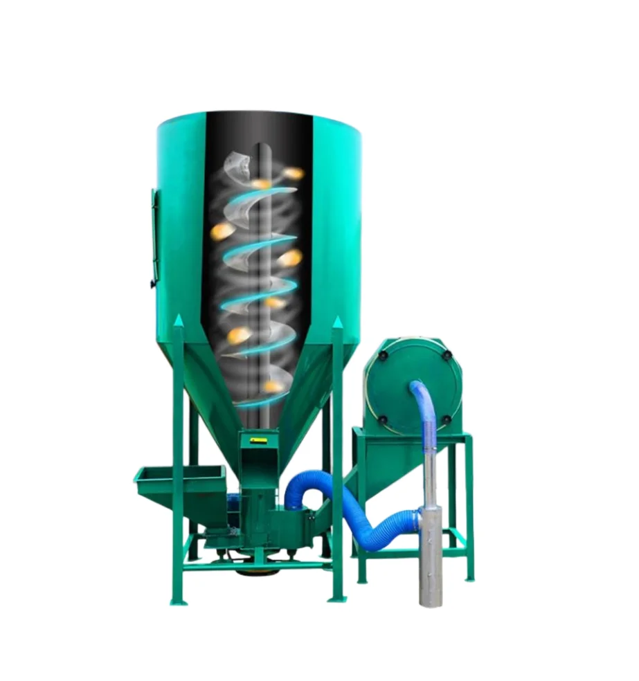1 ton animal poultry feed mixer used in small feed mill