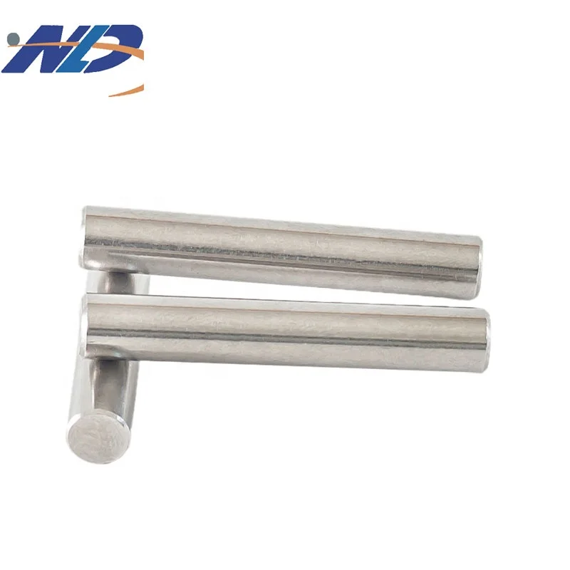 NLD Customized High Quality 304 420 Stainless Steel 7mm Spring Taper Zirconia Knurl Grooved Threaded Dowel Pin Zinc Alloy Carton