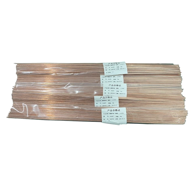 Flat welding rod refrigerator air conditioner BCu93P copper pipe welding Phosphor copper welding wire