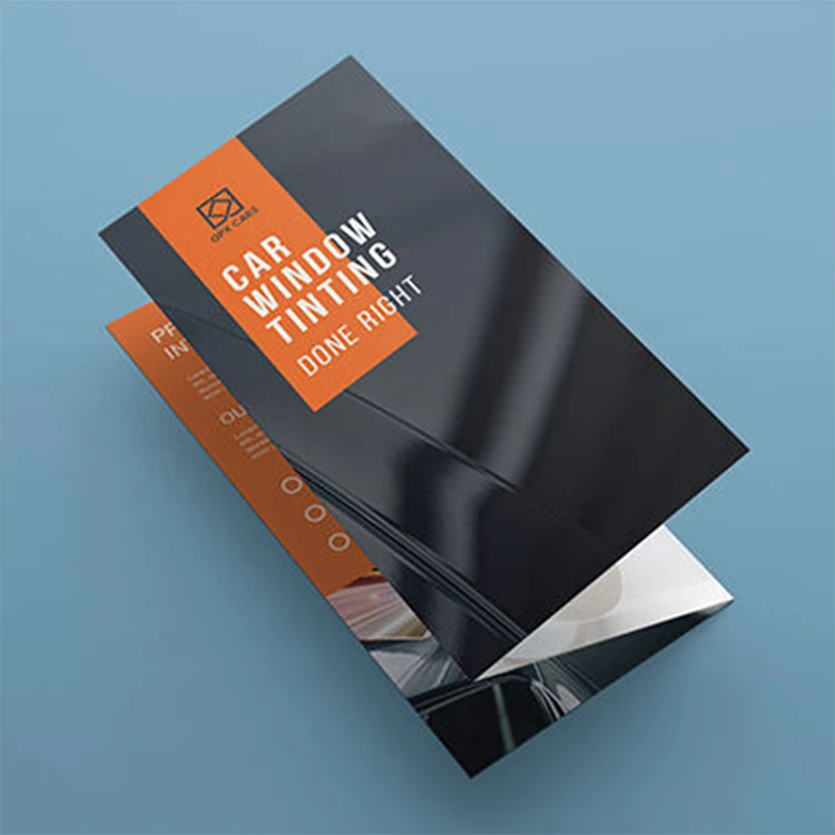 Luxury custom design digital printing services good quality cheap catalogue magazine and book catalog booklet trifold brochures