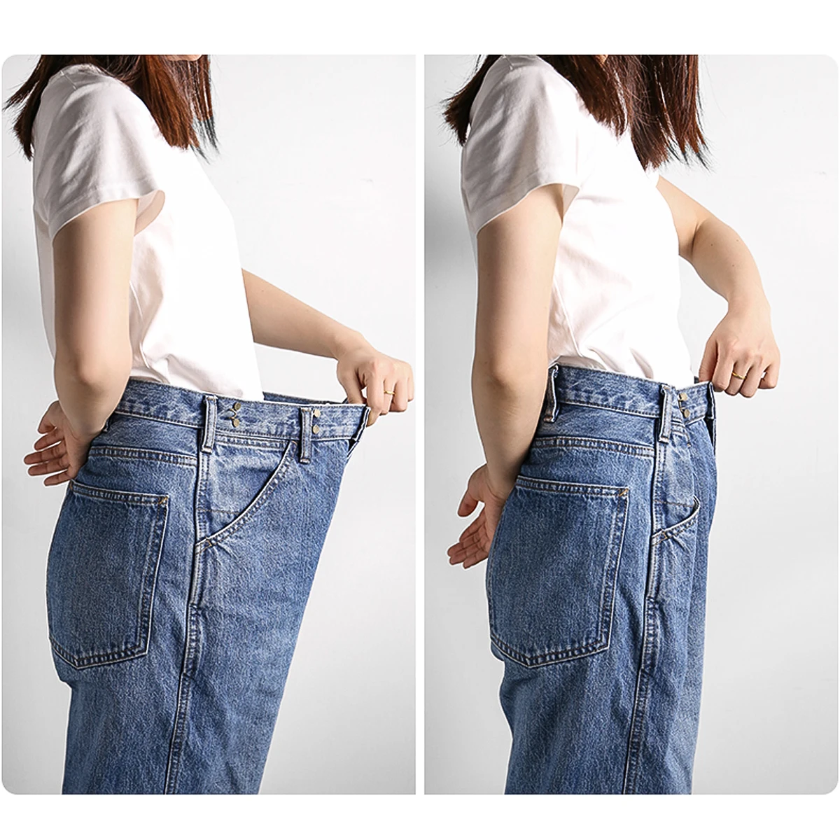 
Nail-free Waist Buckle Adjustable Snap Fastener Adjust Waistline Detachable Retractable Nailfree pant Button new 