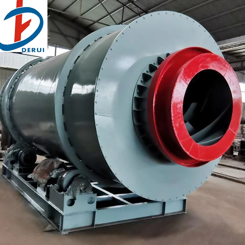 Mineral Drum Rotary Dryer Clay Cylinder Dryer SS304 Drum Dryer Plant Factory