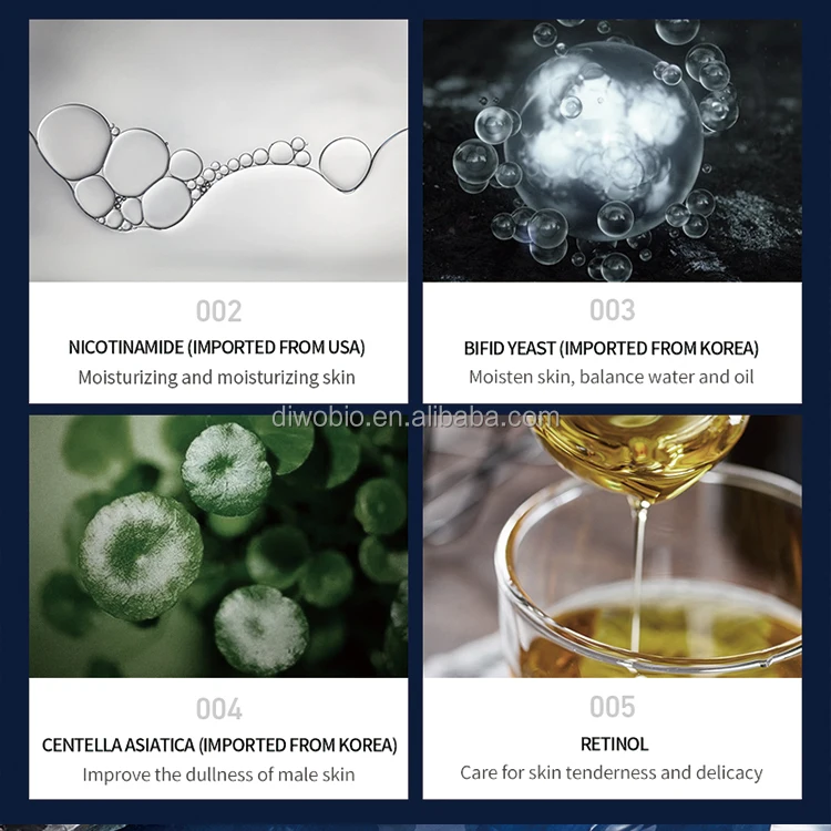 For Men Private Label Cosmetic Moisturizing Face Products Organic Skin Care Set