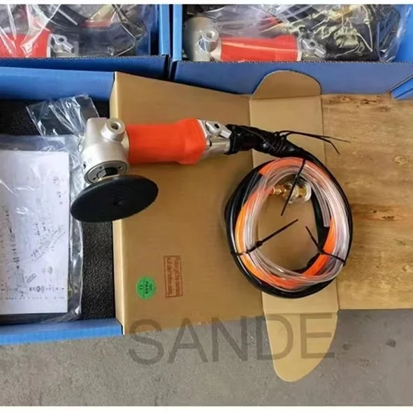 SANDE Sale Rear Exhaustp Pneumatic Angle Air stone Grinder tool Wet Concrete Sander Polisher for polishing marble