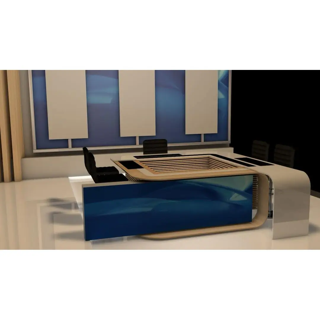Stylish and Functional Furniture for TV News Rooms - Broadcast Studio Desk
