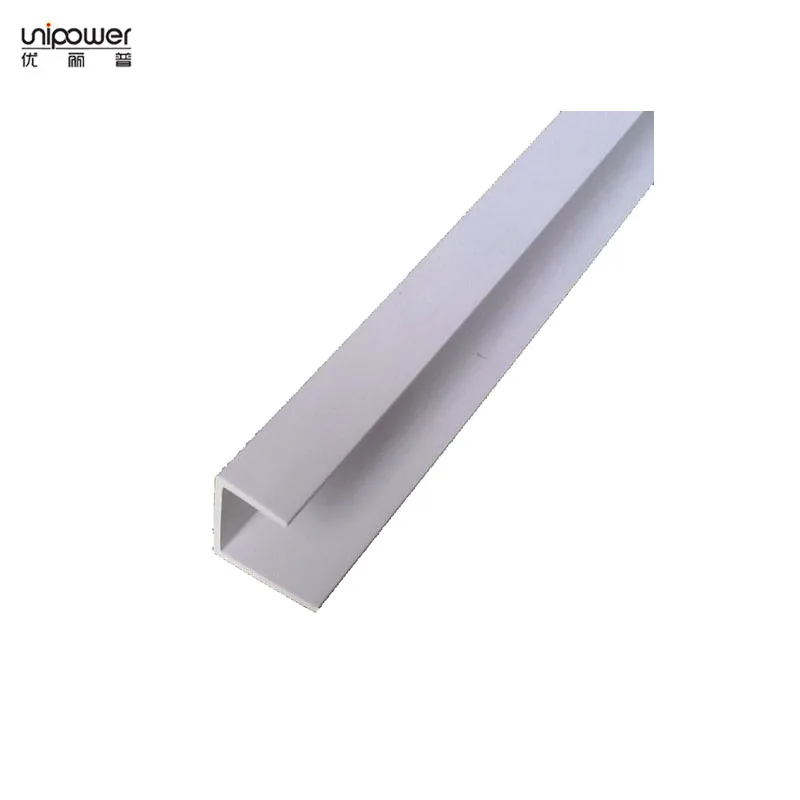 Лидер продаж, аксессуары для панелей из ПВХ slatwall, угловая отделка из ПВХ, Большая отделка J, средняя отделка H