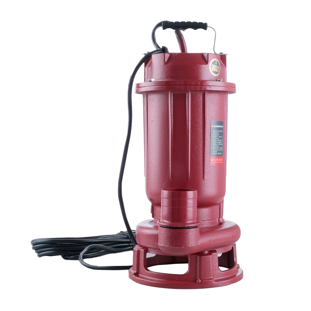 Non-clogging Centrifugal 220v 380v Cast Iron sewage suction pump submersible pump for sewage