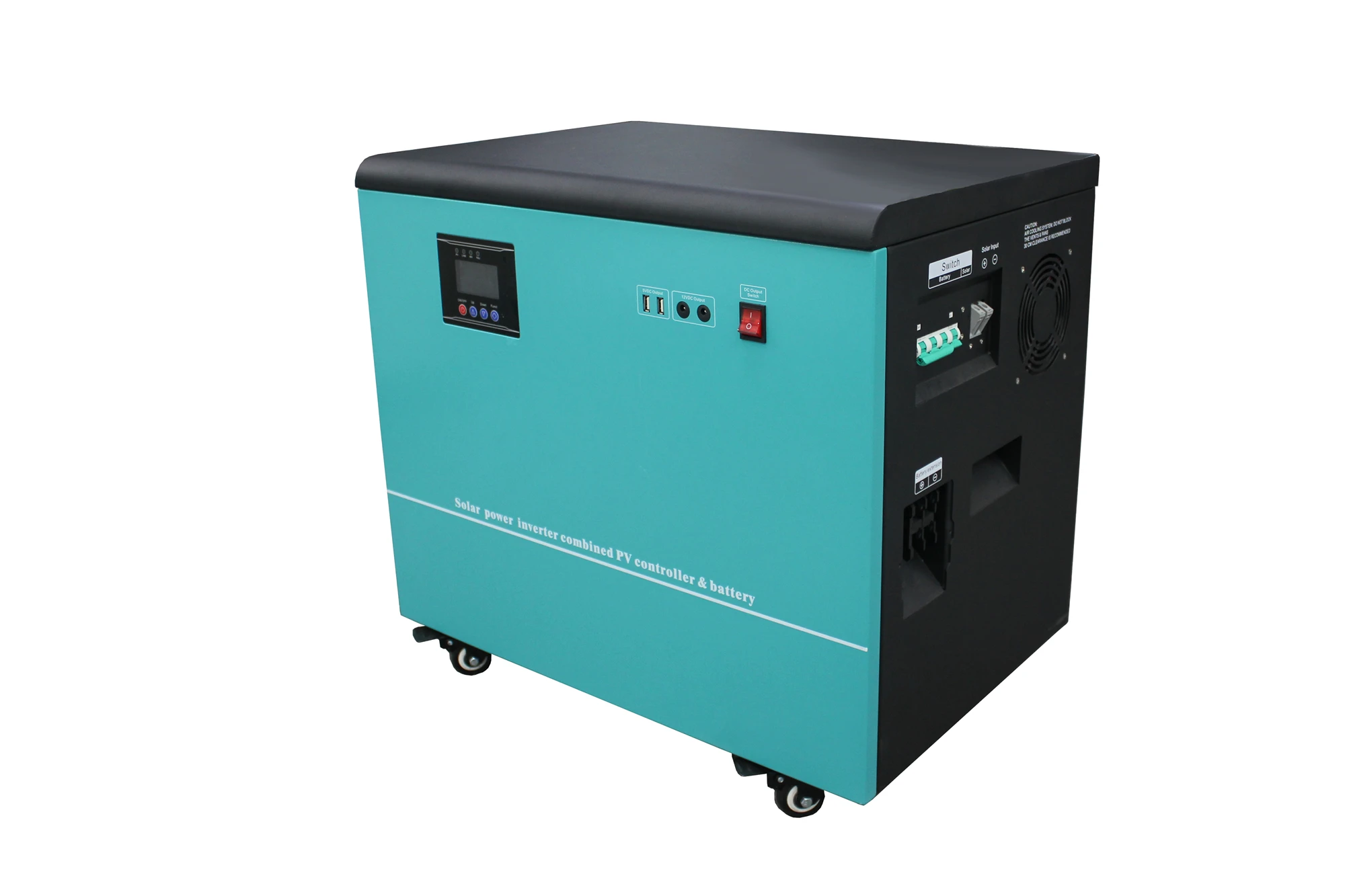 solar 3000w power generator 48v 3kw builds in 5120wh lithium battery solar power station all in one solar system