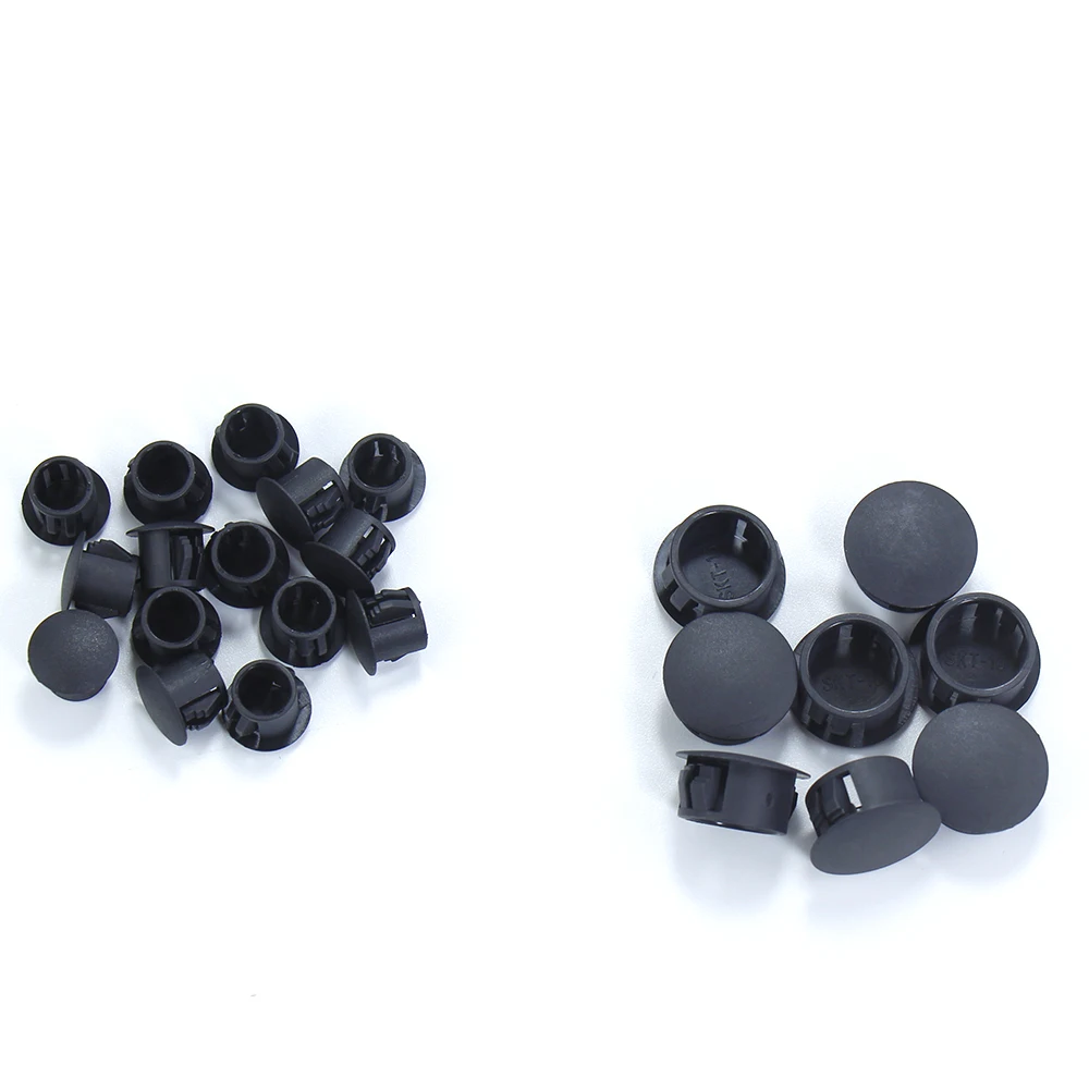 35mm Hole Plastic White or Black Nylon Snap Bushing Plastic Round Hole Plug