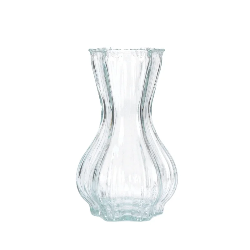 Стеклянная декоративная цветная прозрачная стеклянная ваза для цветов/стеклянные вазы для украшения дома