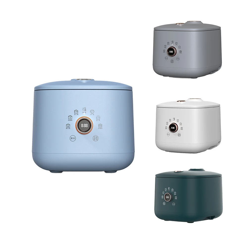 Home Appliances Mini Rice Cooker 3L with Cook, Porridge,keep Warm and Time Preset Functions
