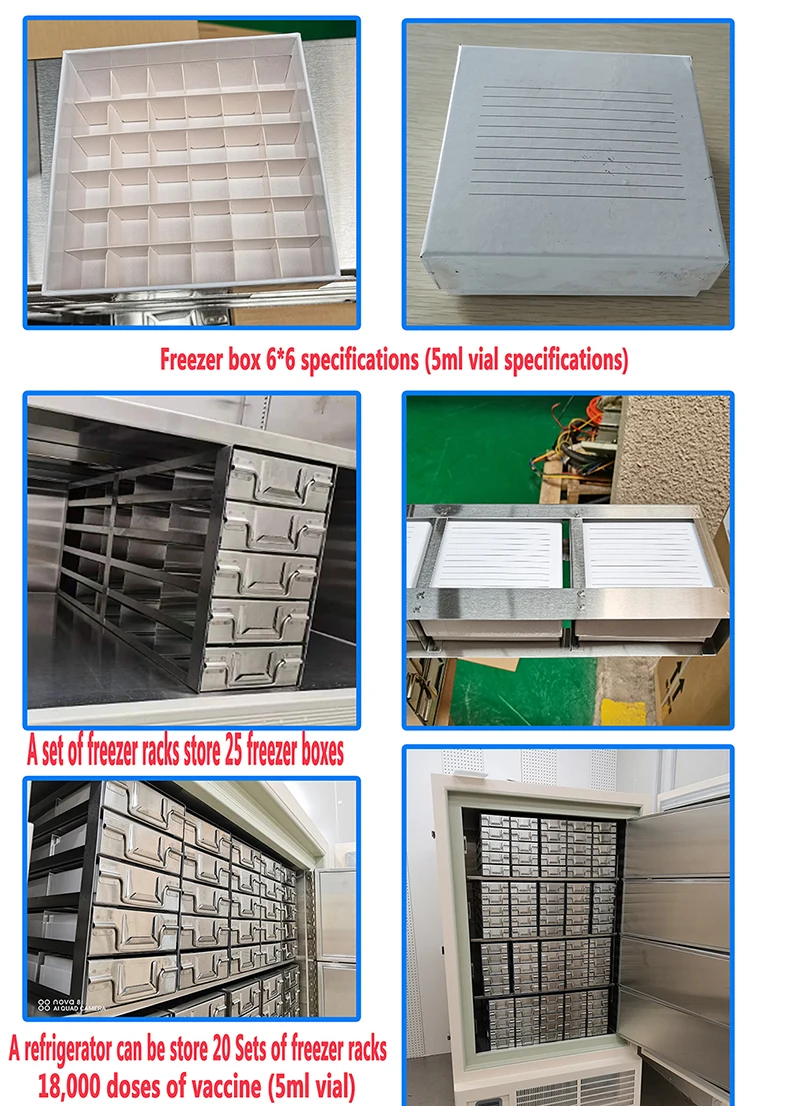 80 upright ULT Freezer 708L Ultra Low Temp -86 High-Capacity  Vertical Freezer vaccine storage upright ultra freezers