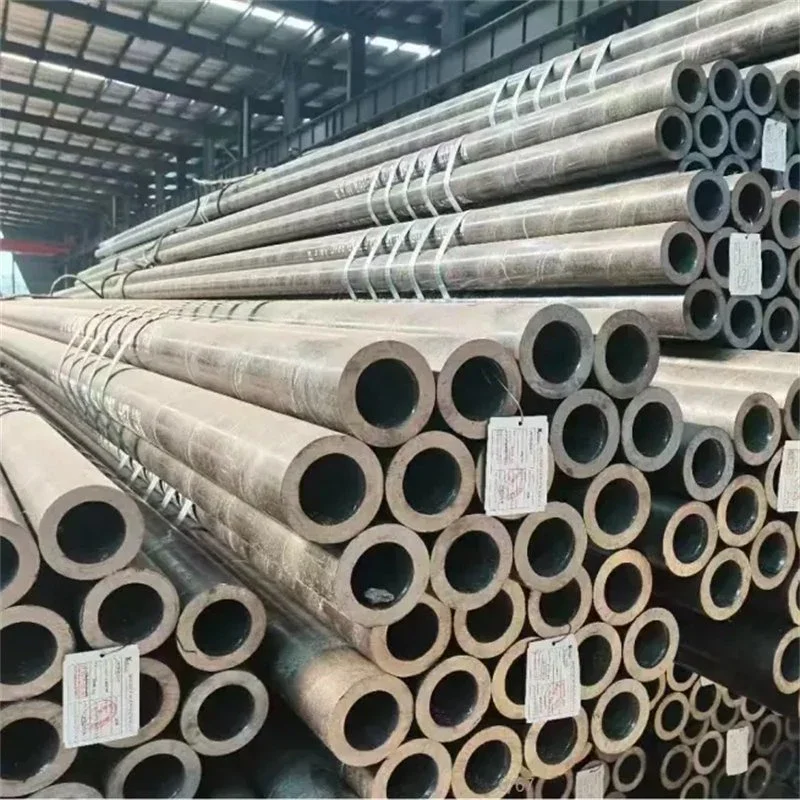 Large Stock Alloy Seamless Steel Pipe 15CrMo 35CrMo 45Mn2 Ss400 Astm A105 20Cr 40Cr Custom Manufactory Low Price