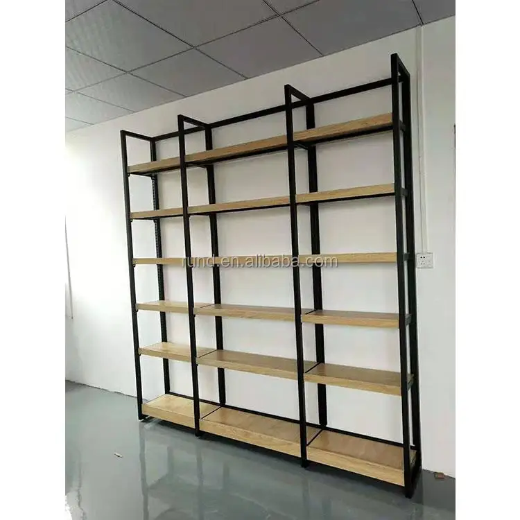 gondola shelving supermarket shelf 37# Wood supermarket shelves