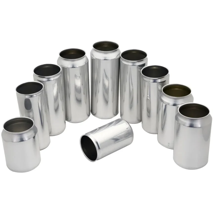 china manufactured 150ml 200ml 355ml 25cl slim sleek beverage beer soda juice coffee slim blank empty aluminum cans with lids