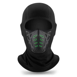 ROCKBROS Winter Warm Fleece Balaclava Black with Mask Full Face Cover Multifunctional Windproof Custom Ski Maskss Balaclava