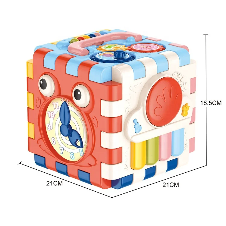 Creation study multifunction six sided drum toys kids education