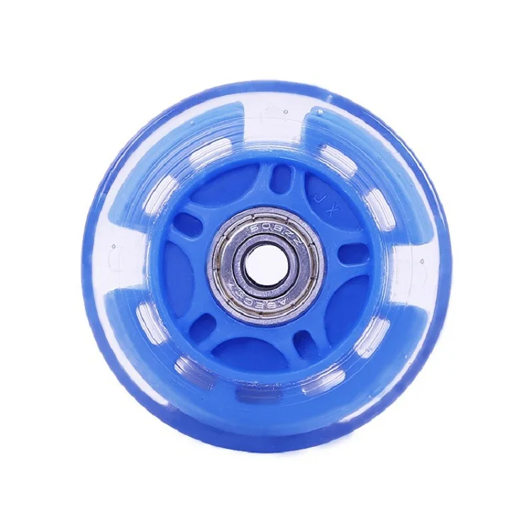 
High Elastic And Resistant Pu Rubber Wheels Skate Roller Flash Wheels 
