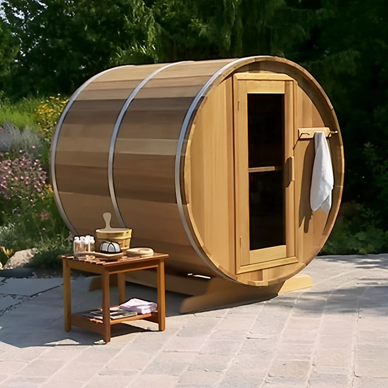 New Canadian Red Cedar Traditional  6 Person Home Sauna Room
