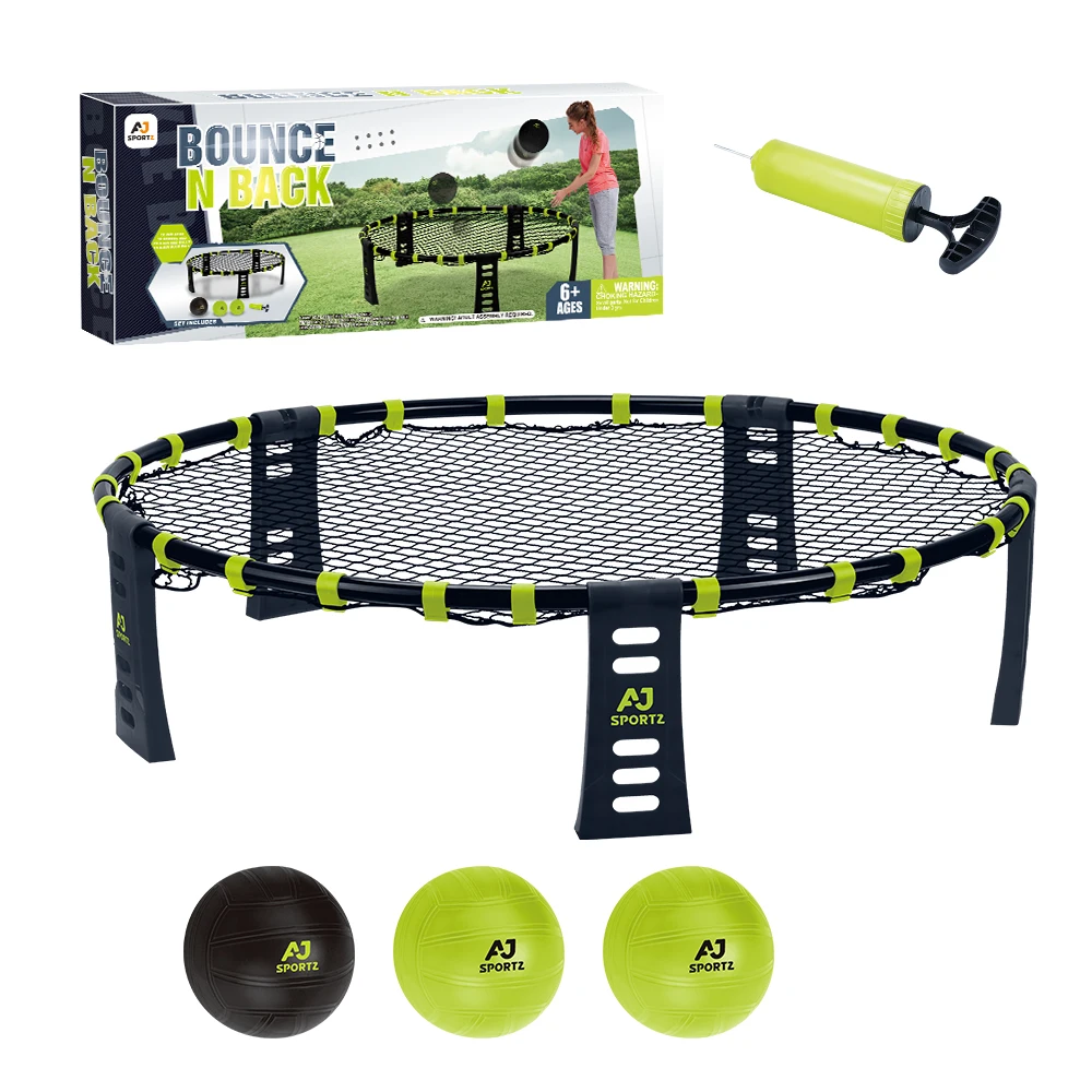 Customized Beach Ball Sports Roundnet Smash Ball Game Outdoor Spike Volleyball Set Summer Toys For Adults