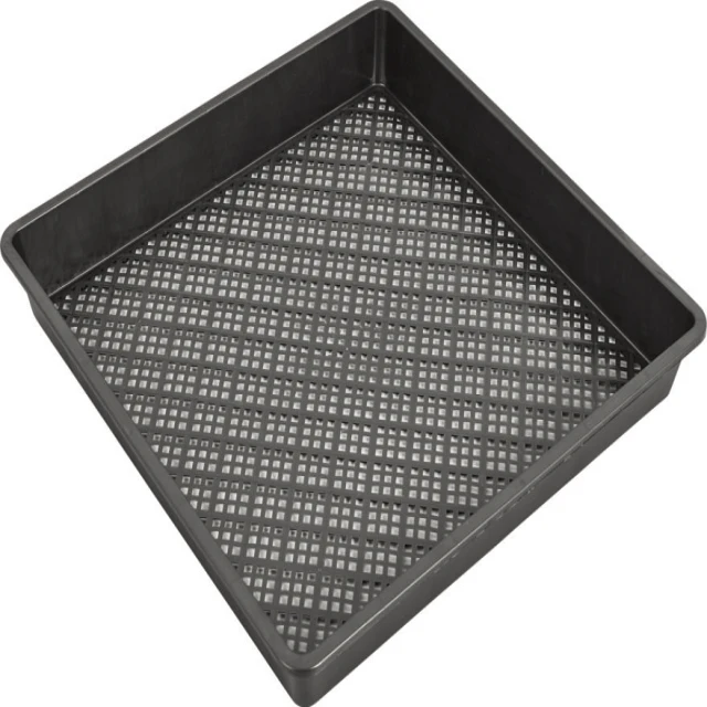 factory Wholesale PP Plastic Square mesh flat Trays for plants