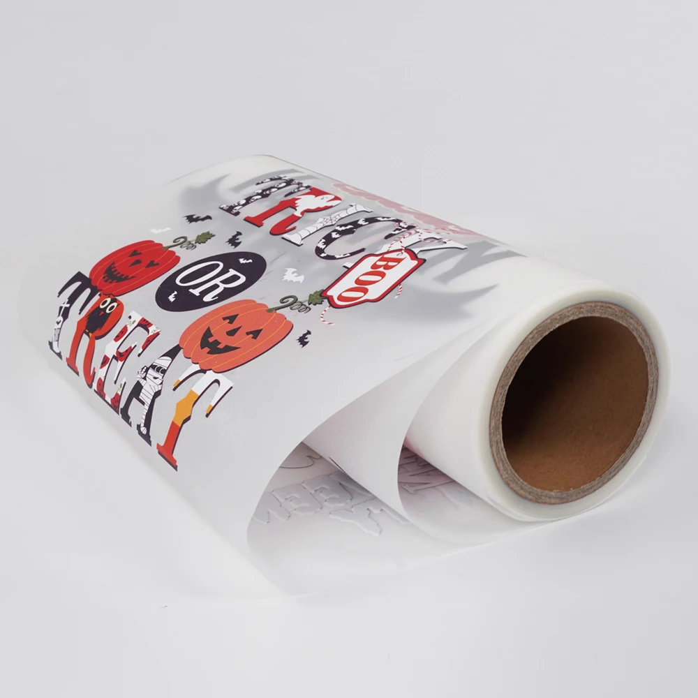 DTF Direct To film textile Wholesale Custom Design Heat Press Stickers Transfer Heat Transfer Printing Stickers On TShirt Fabric