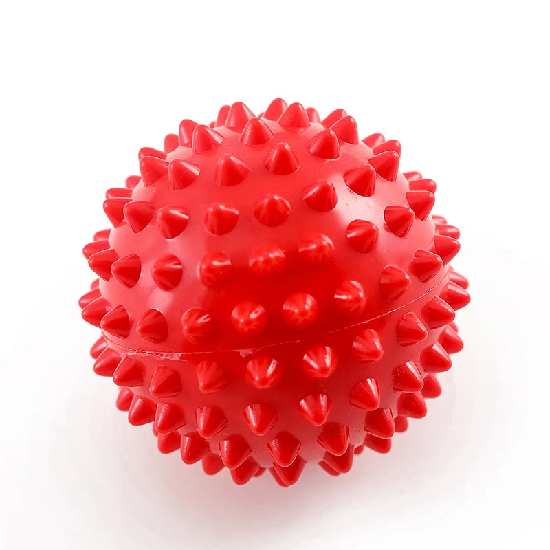 High Quality 9cm Fitness Hand Foot Relax Muscle PVC Round Spiky Massage Ball