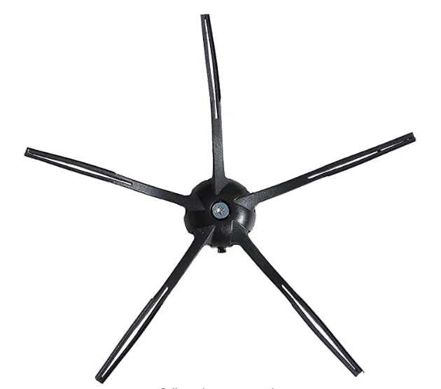 Vacuum cleaner side brush for  Xiaomi Roborock vacuum cleaner s55 s50 s51 s6 5 arms side brush black and white