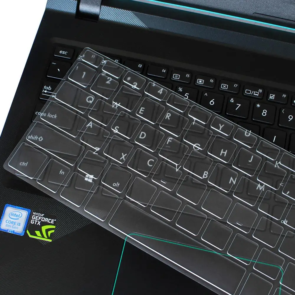 Ультратонкий чехол из ТПУ с прозрачной клавиатурой для macbook